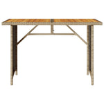 Hagebord Med Treplate Beige 110X68X70 Cm Polyrotting