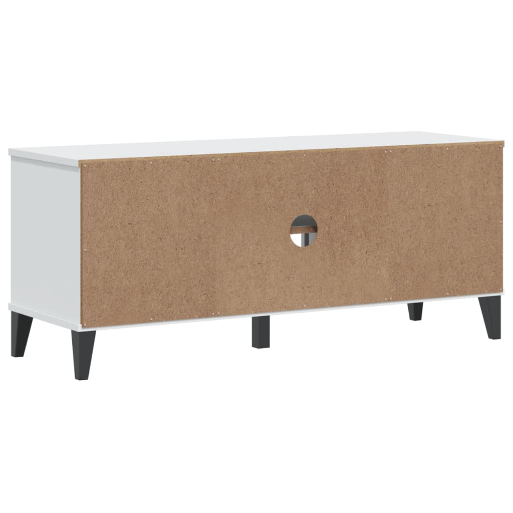 Skobenk Viken Hvit 106X35X45 Cm Konstruert Tre