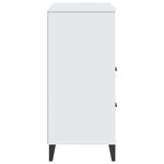 Bokhylle Viken Hvit 80X40X90 Cm Konstruert Tre