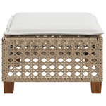 Hagekrakk Med Pute Beige 63,5X56X32 Cm Polyrotting