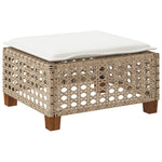 Hagekrakk Med Pute Beige 63,5X56X32 Cm Polyrotting