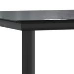 Bistrosett 3 Deler Med Puter Svart Polyrotting