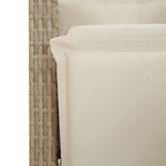 Bistrosett 3 Deler Med Puter Beige Polyrotting