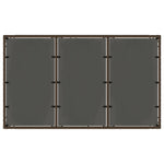 Hagebord Med Glassplate Brun 150X90X75 Cm Polyrotting