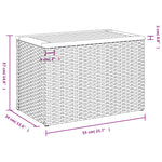 Hagebord 2 Stk Svart 55X34X37 Cm Polyrotting Heltre