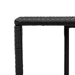 Oppbevaringshyller 2 Stk Svart Polyrotting