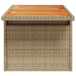 Hagebord Beige 100X55X73 Cm Polyrotting Og Akasietre