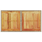 Hagebord Beige 100X55X73 Cm Polyrotting Og Akasietre