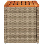 Hagebord 2 Stk Beige 55X34X37 Cm Polyrotting Heltre