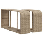 Oppbevaringshyller 2 Stk Beige Polyrotting