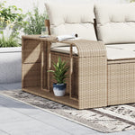 Oppbevaringshyller 2 Stk Beige Polyrotting