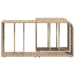 Oppbevaringshyller 2 Stk Beige Polyrotting
