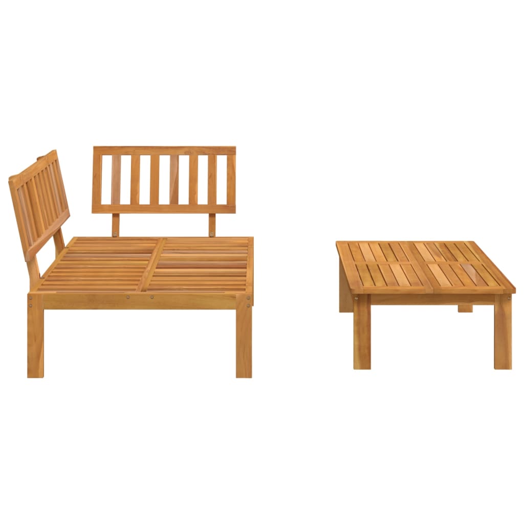 Hagesofa Paller 2 Stk Heltre Akasie