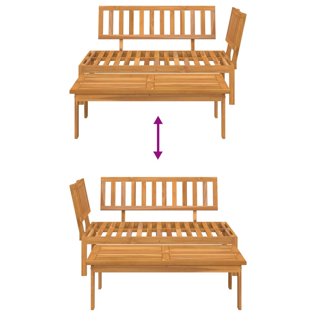 Hagesofa Paller 2 Stk Heltre Akasie
