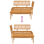 Hagesofa Paller 2 Stk Heltre Akasie