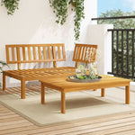 Hagesofa Paller 2 Stk Heltre Akasie