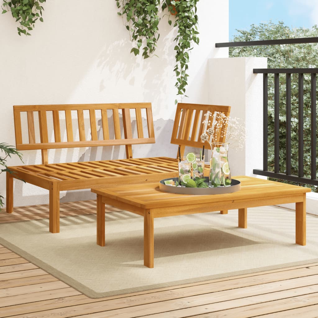 Hagesofa Paller 2 Stk Heltre Akasie