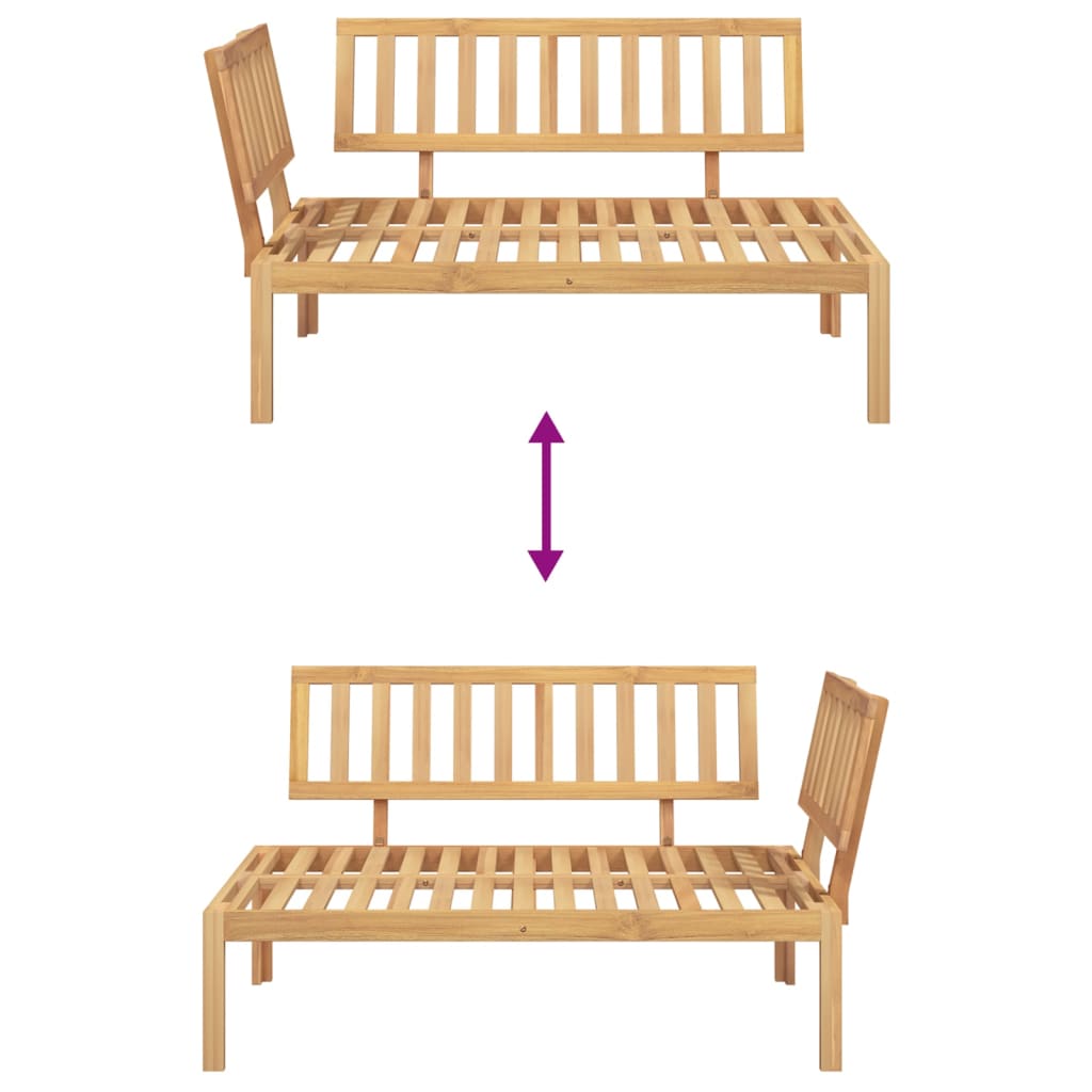 Hjørnesofa For Hage Paller Heltre Akasie