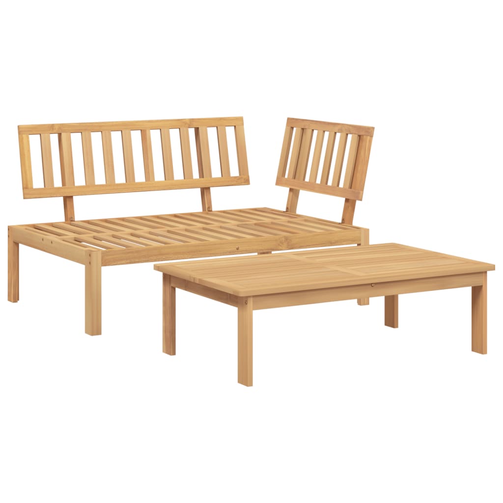 Hagesofa Paller 2 Stk Heltre Akasie