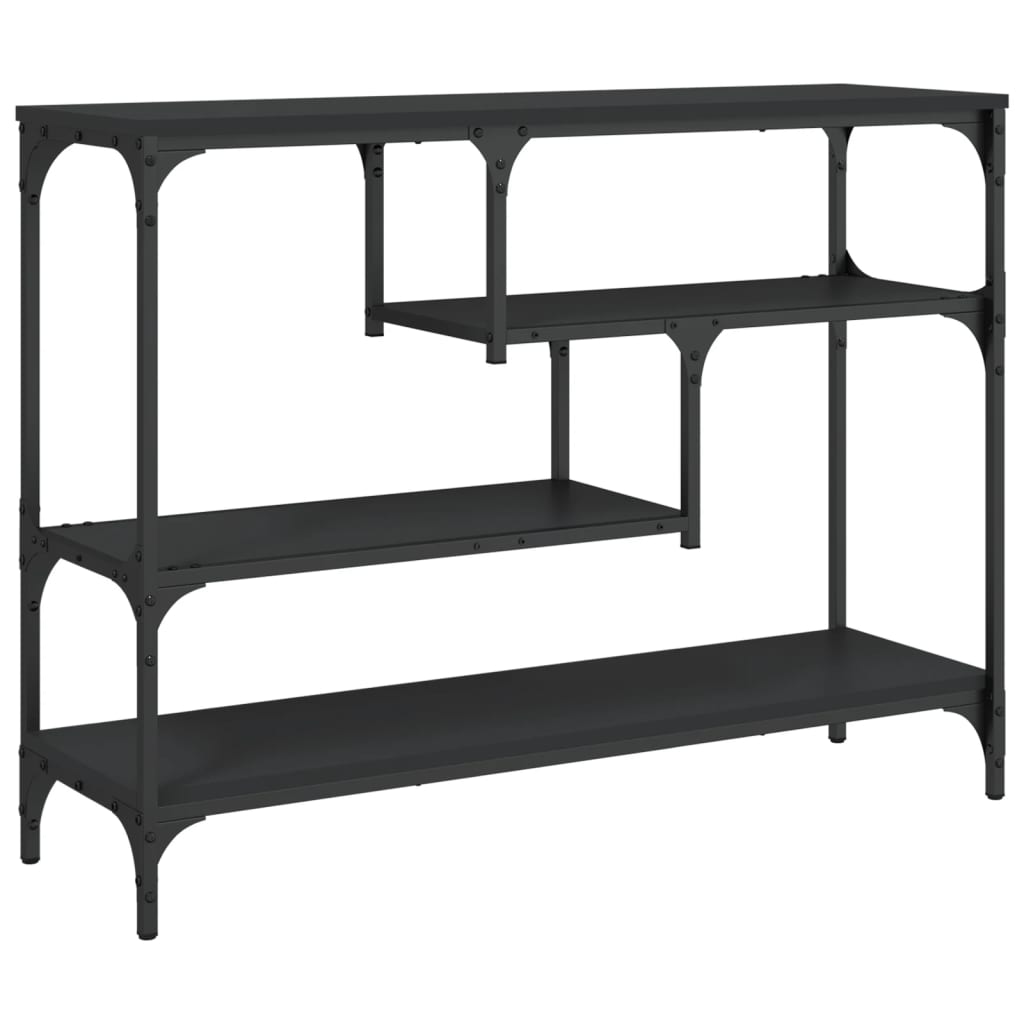 Konsollbord Svart 100X30X75 Cm Konstruert Tre