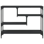 Konsollbord Svart 100X30X75 Cm Konstruert Tre