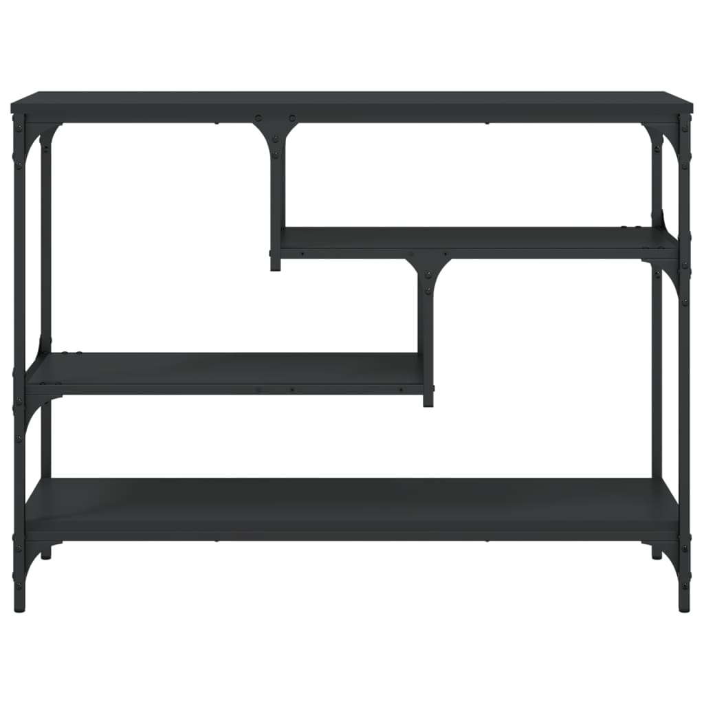 Konsollbord Svart 100X30X75 Cm Konstruert Tre