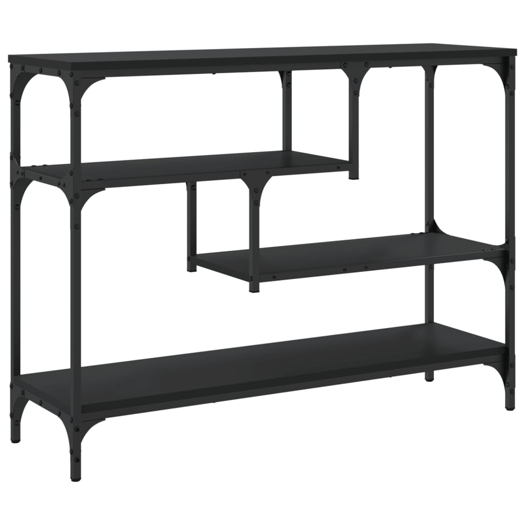 Konsollbord Svart 100X30X75 Cm Konstruert Tre