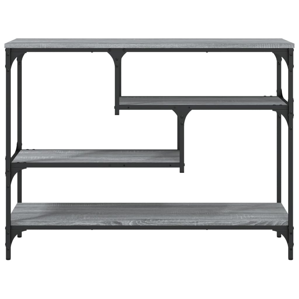 Konsollbord Grå Sonoma 100X30X75 Cm Konstruert Tre