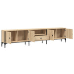 Tv-Benk Med Skuff Sonoma Eik 200X25X44 Cm Konstruert Tre