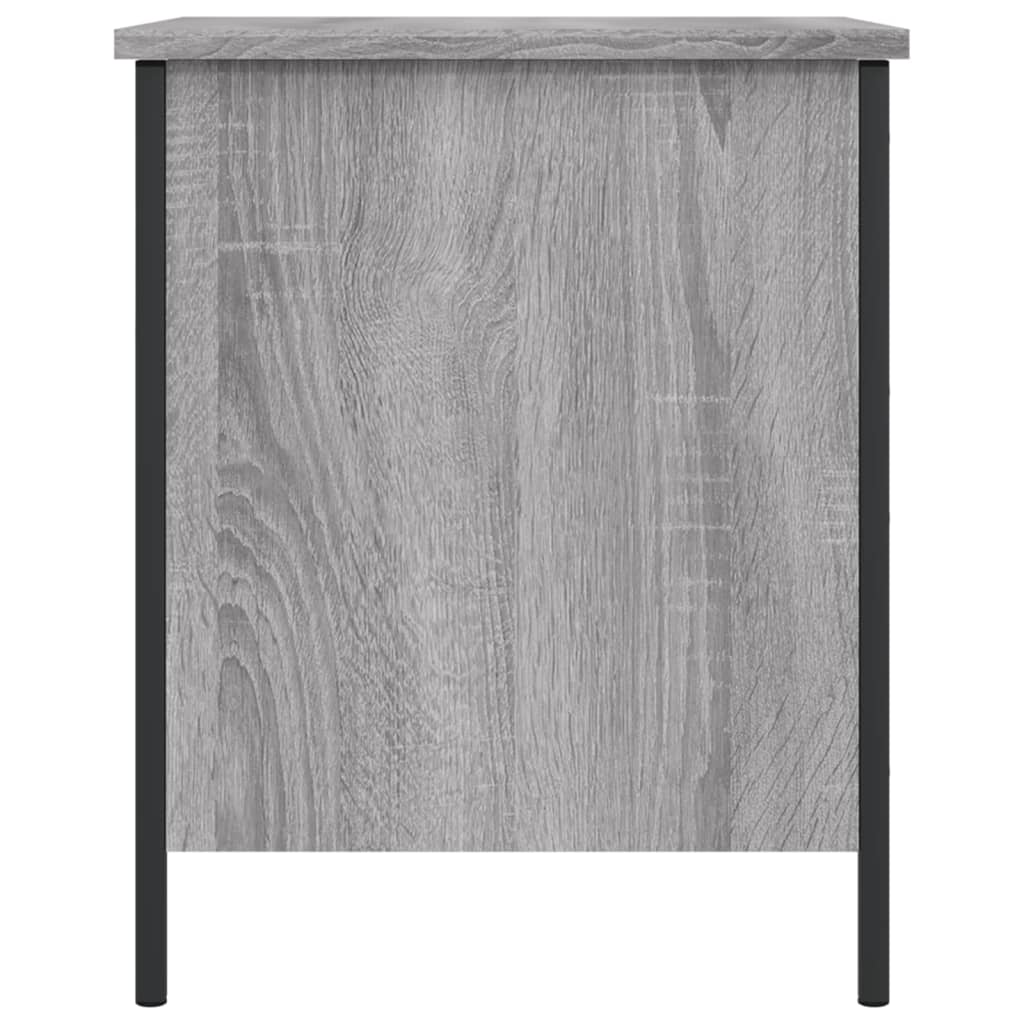 Oppbevaringsbenk Grå Sonoma 40X42,5X50 Cm Konstruert Tre