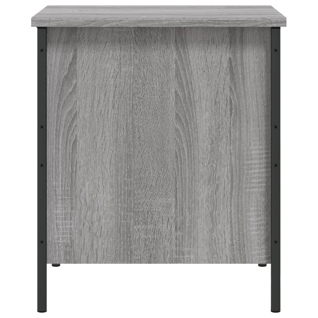 Oppbevaringsbenk Grå Sonoma 40X42,5X50 Cm Konstruert Tre
