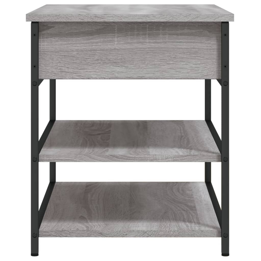 Skoskap Grå Sonoma 70X42,5X50 Cm Konstruert Tre