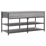 Skobenk Grå Sonoma 100X42,5X50 Cm Konstruert Tre