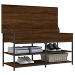 Skobenk Brun Eik 100X42,5X50 Cm Konstruert Tre