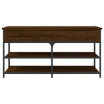 Skobenk Brun Eik 100X42,5X50 Cm Konstruert Tre