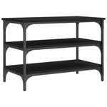 Skobenk Svart 70X38,5X49 Cm Konstruert Tre
