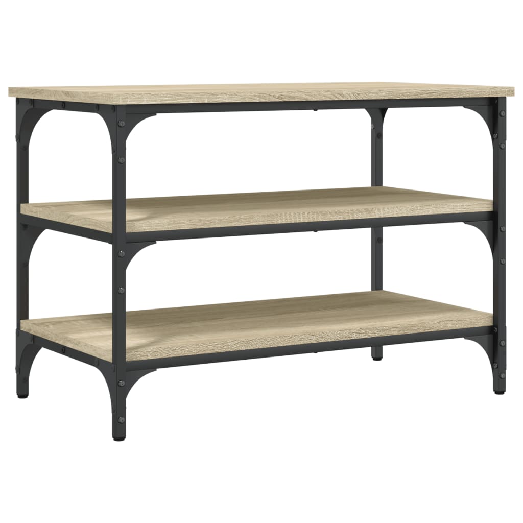 Skobenk Sonoma Eik 70X38,5X49 Cm Konstruert Tre