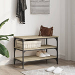 Skobenk Sonoma Eik 70X38,5X49 Cm Konstruert Tre