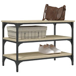 Skobenk Sonoma Eik 70X38,5X49 Cm Konstruert Tre