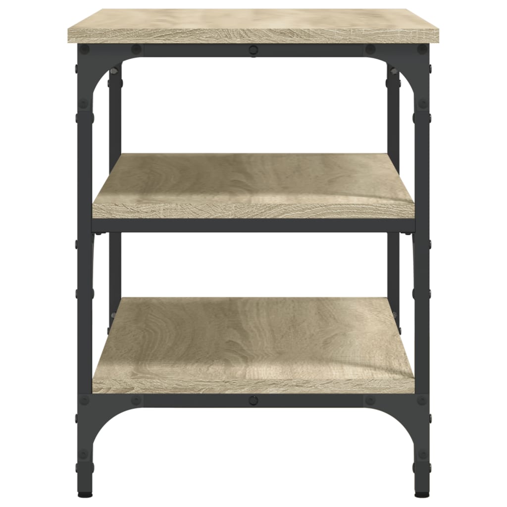 Skobenk Sonoma Eik 70X38,5X49 Cm Konstruert Tre