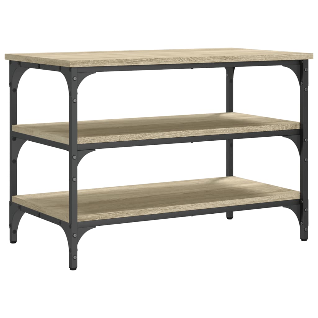 Skobenk Sonoma Eik 70X38,5X49 Cm Konstruert Tre