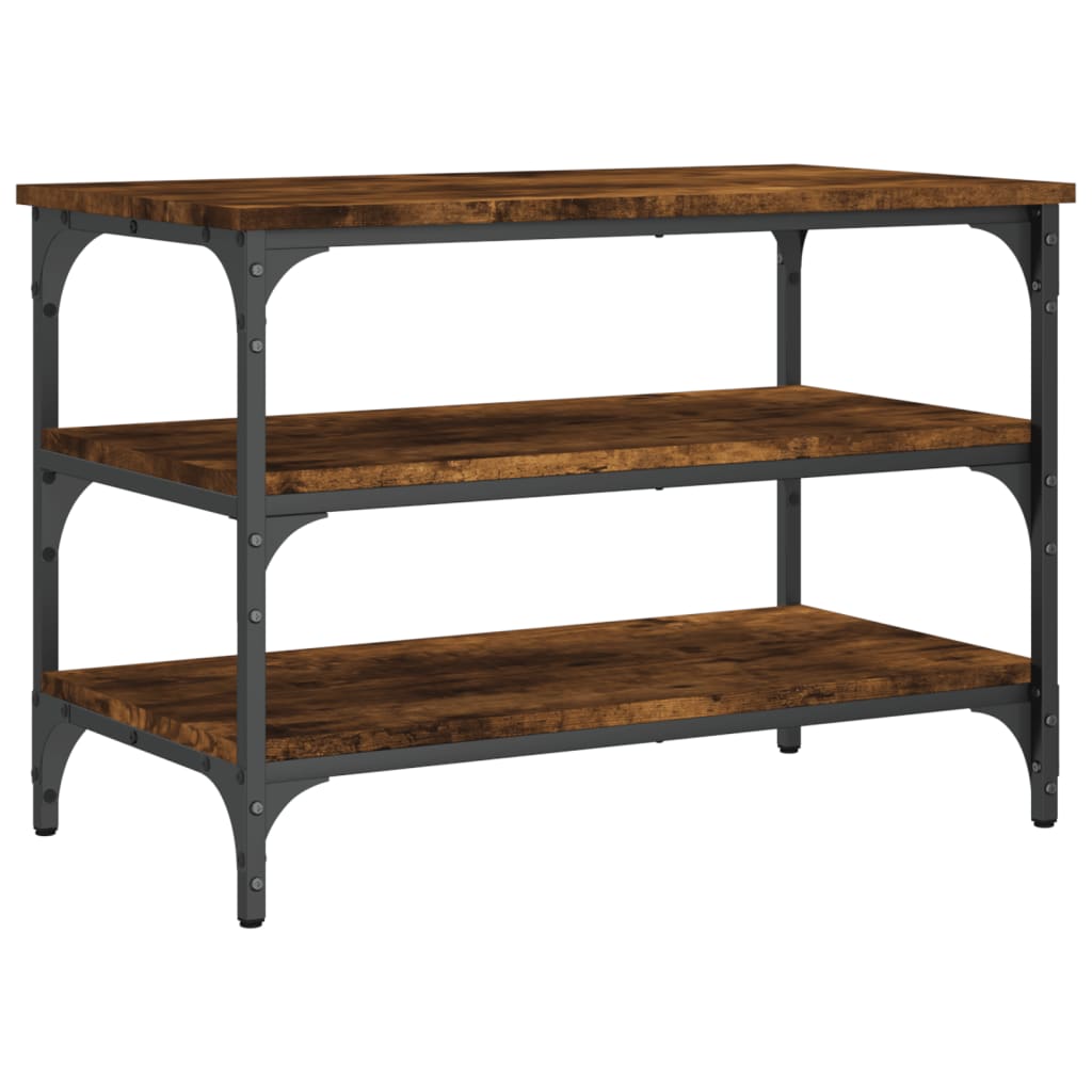 Skobenk Røkt Eik 70X38,5X49 Cm Konstruert Tre