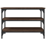 Skobenk Brun Eik 70X38,5X49 Cm Konstruert Tre