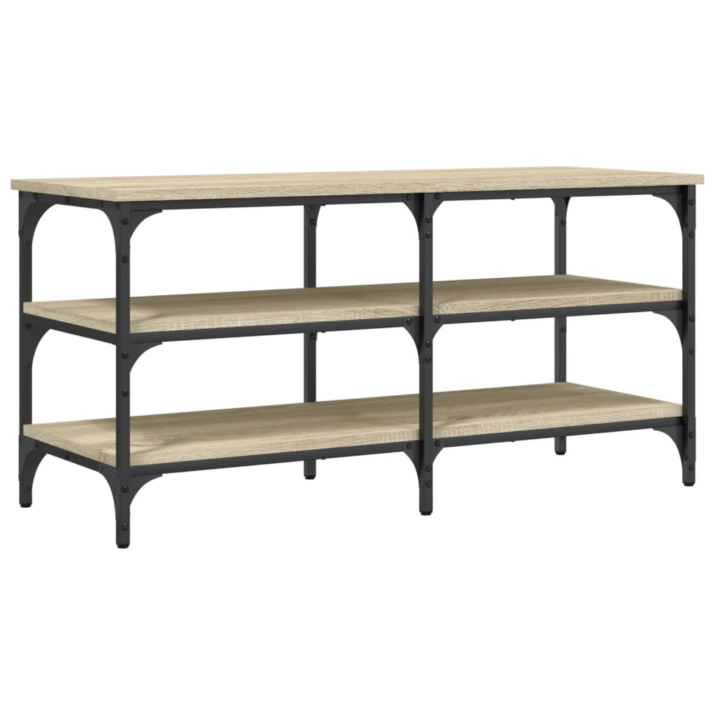 Skoskap Sonoma Eik 100X38,5X49 Cm Konstruert Tre