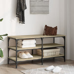 Skoskap Sonoma Eik 100X38,5X49 Cm Konstruert Tre
