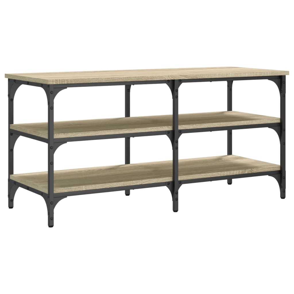 Skoskap Sonoma Eik 100X38,5X49 Cm Konstruert Tre