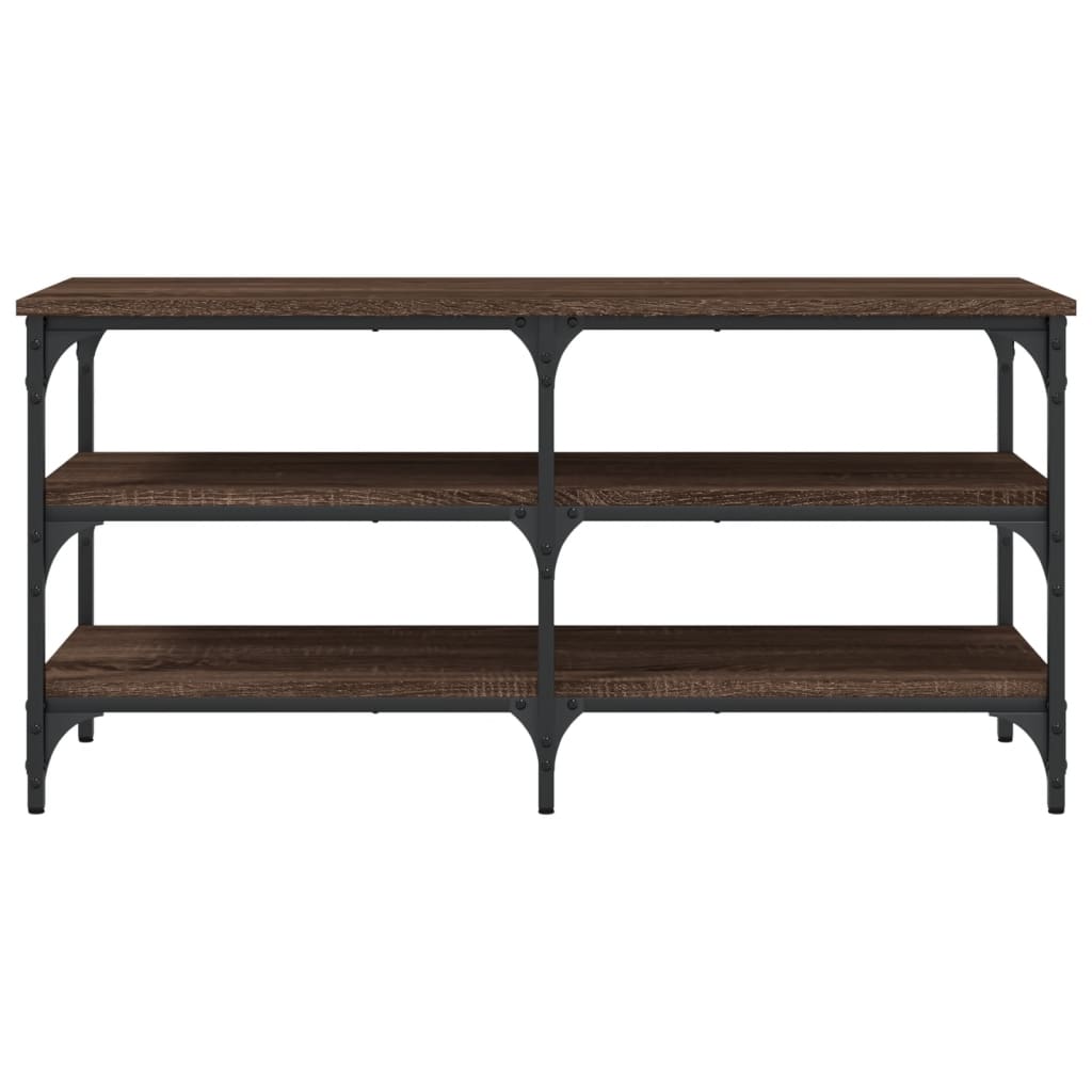 Skobenk Brun Eik 100X38,5X49 Cm Konstruert Tre