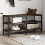 Skobenk Brun Eik 100X38,5X49 Cm Konstruert Tre
