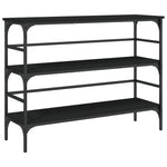 Konsollbord Svart 100X32X75 Cm Konstruert Tre