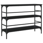 Konsollbord Svart 100X32X75 Cm Konstruert Tre